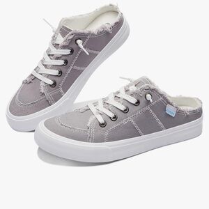 Low Top Canvas Mule Slip-On Sneakers EUC US9 EURO40